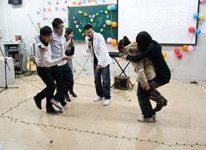 中國傳媒大學(xué)元旦晚會的游戲